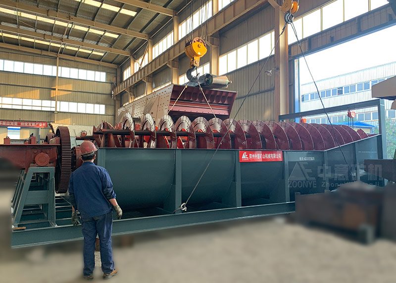 螺旋洗砂機展示1